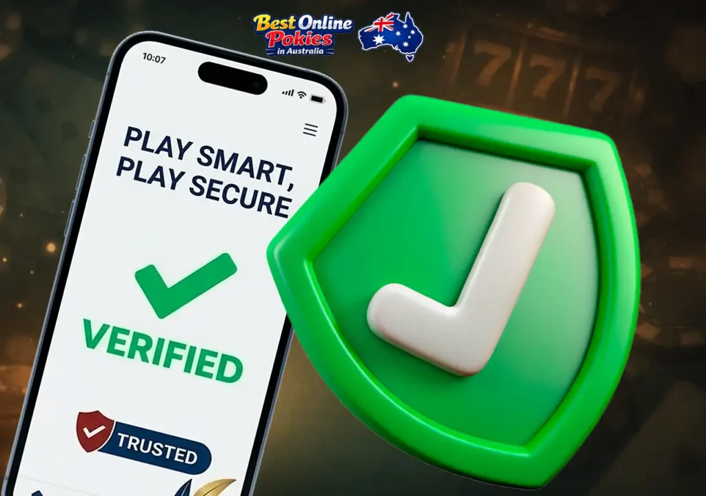 Only trusted and licensed software providers for Australian online pokies.